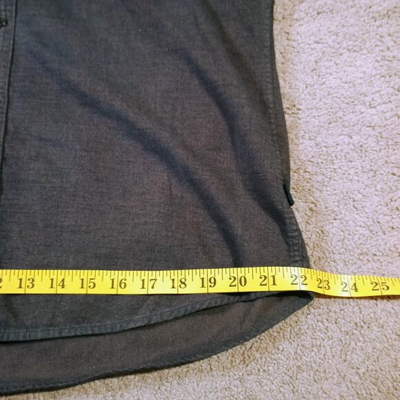 Kuhl Descendr Flannel Men's Size Large Brown Button Up Flap Pockets Long Sleeve - Picture 12 of 13